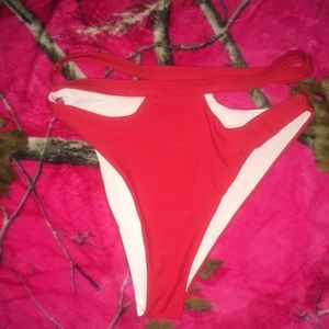 Brand new Red bikini bottoms size medium by Shein